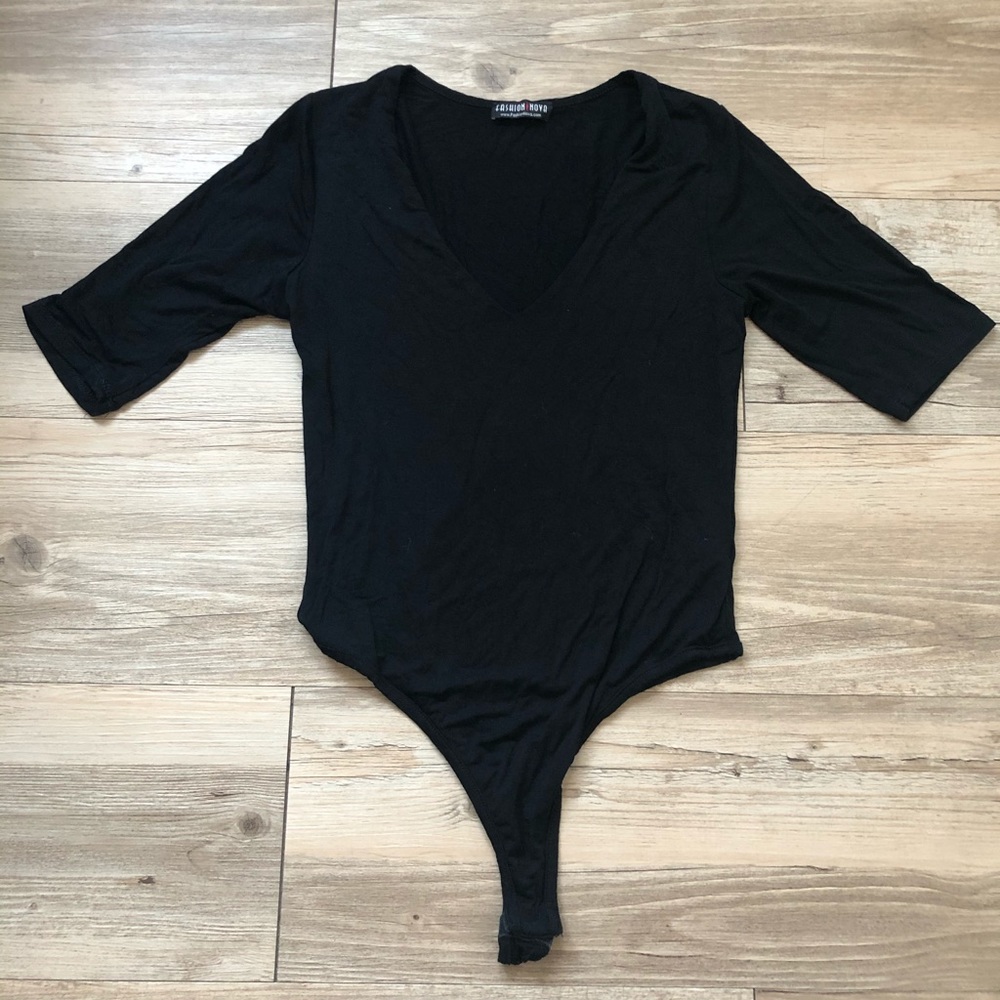 Fashion Nova Black Bodysuit